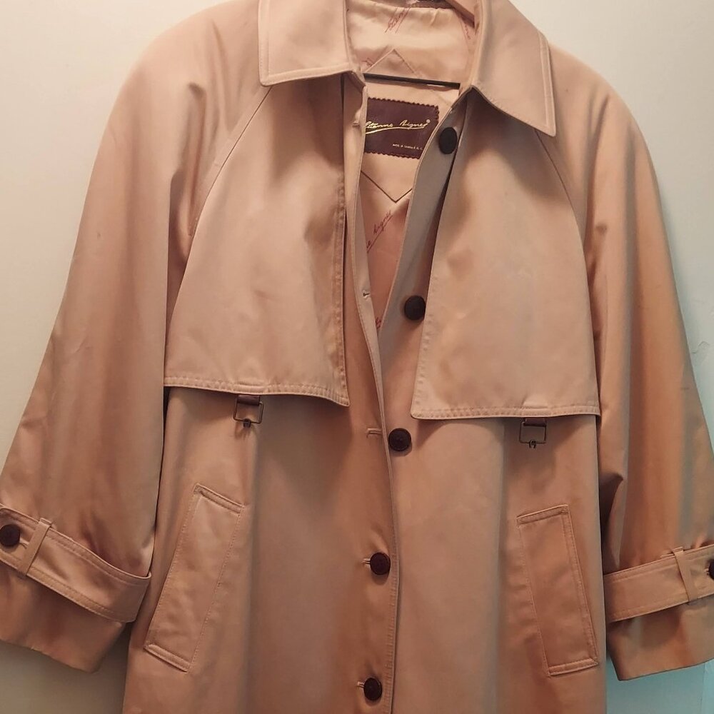 Vintage Tan Trenchcoat Etienne Aigner